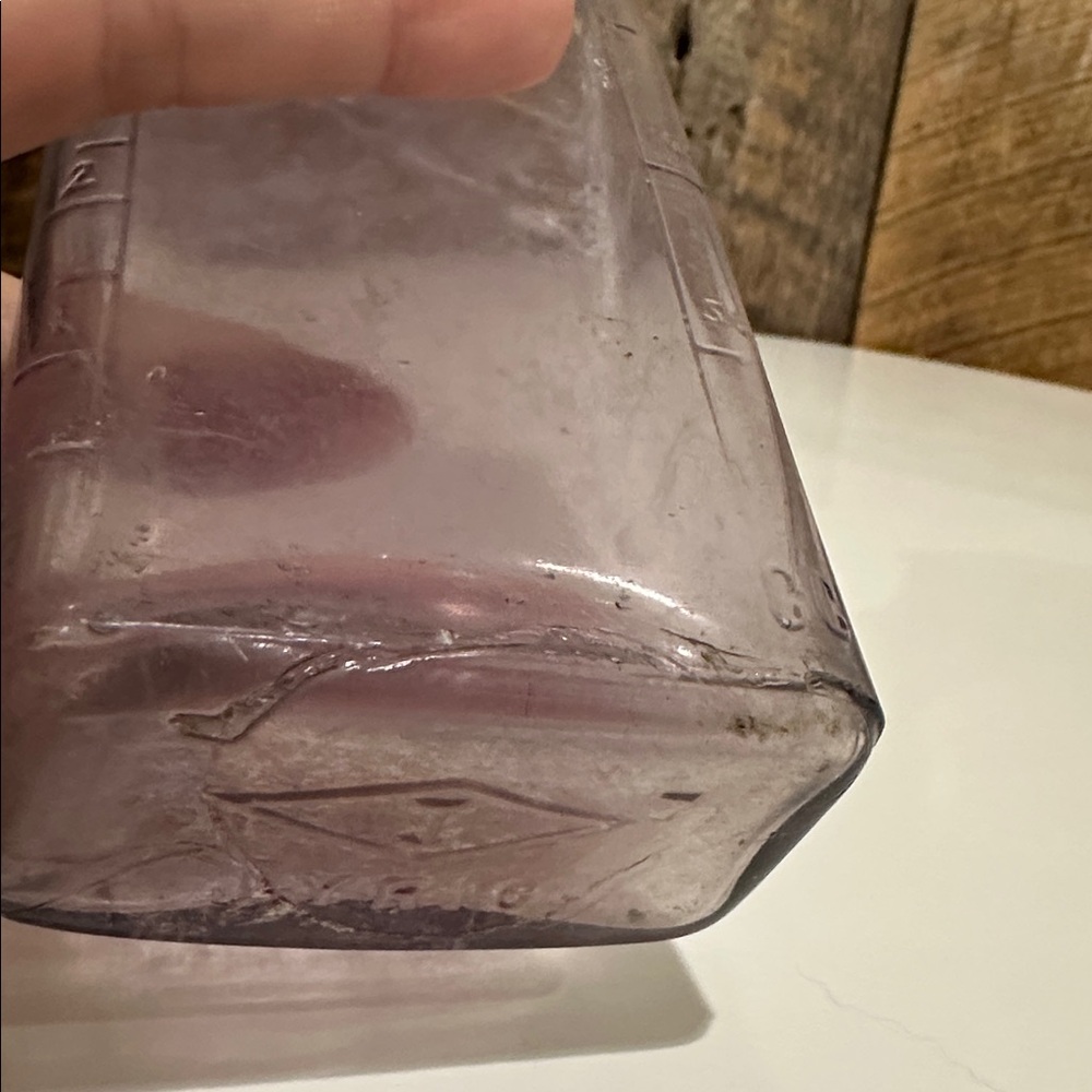 Vintage Antique Purple Medicine Liquor Glass Bottles~Warranted Flask - Picture 6 of 15